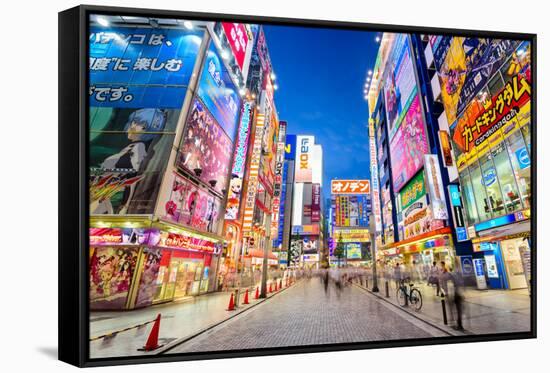 Akihabara, Tokyo, Japan-Sean Pavone-Framed Stretched Canvas