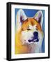 Akita - Apricot-Dawgart-Framed Giclee Print