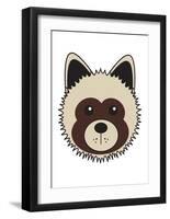 Akita-null-Framed Art Print