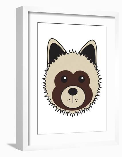 Akita-null-Framed Art Print