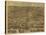 Akron, Ohio - Panoramic Map - Akron, OH-Lantern Press-Stretched Canvas