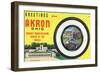 Akron, Ohio - Rubber Manufacturers Firestone, Goodrich, Goodyear-Lantern Press-Framed Art Print