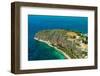 Akronafplia old castle with fortification above sea, panoramic view from Palamidi-bestravelvideo-Framed Photographic Print