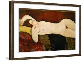 Akt Einer Schlafenden Frau (Le Grand Nu) 1917-Amedeo Modigliani-Framed Giclee Print