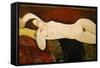 Akt Einer Schlafenden Frau (Le Grand Nu) 1917-Amedeo Modigliani-Framed Stretched Canvas