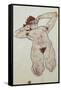 Akt-Egon Schiele-Framed Stretched Canvas