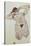 Akt-Egon Schiele-Stretched Canvas