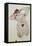 Akt-Egon Schiele-Framed Stretched Canvas