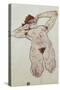 Akt-Egon Schiele-Stretched Canvas