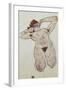 Akt-Egon Schiele-Framed Giclee Print