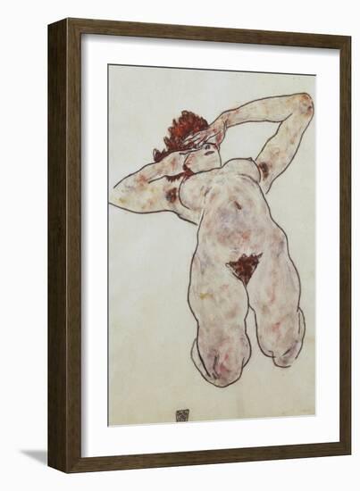 Akt-Egon Schiele-Framed Giclee Print