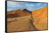 Aktau Mountains, Altyn-Emel National Park, Almaty region, Kazakhstan, Central Asia, Asia-G&M Therin-Weise-Framed Stretched Canvas