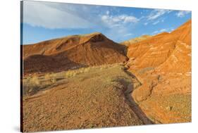 Aktau Mountains, Altyn-Emel National Park, Almaty region, Kazakhstan, Central Asia, Asia-G&M Therin-Weise-Stretched Canvas