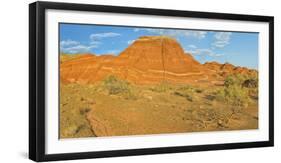 Aktau Mountains, Altyn-Emel National Park, Almaty region, Kazakhstan, Central Asia, Asia-G&M Therin-Weise-Framed Photographic Print