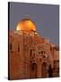 Al-Aqsa Mosque with the Dome of the Rock in the Background, Jerusalem, Israel-null-Stretched Canvas