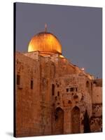 Al-Aqsa Mosque with the Dome of the Rock in the Background, Jerusalem, Israel-null-Stretched Canvas