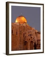 Al-Aqsa Mosque with the Dome of the Rock in the Background, Jerusalem, Israel-null-Framed Premium Photographic Print