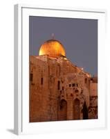 Al-Aqsa Mosque with the Dome of the Rock in the Background, Jerusalem, Israel-null-Framed Photographic Print