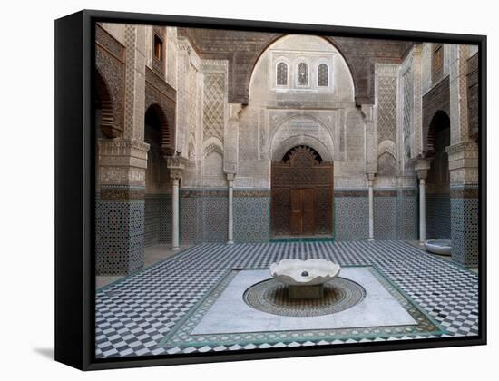 Al-Attarine Madrasa Built by Abu Al-Hasan Ali Ibn Othman, Fes, Morocco-null-Framed Stretched Canvas