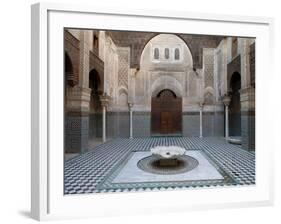 Al-Attarine Madrasa Built by Abu Al-Hasan Ali Ibn Othman, Fes, Morocco-null-Framed Photographic Print