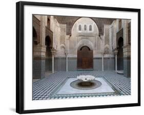 Al-Attarine Madrasa Built by Abu Al-Hasan Ali Ibn Othman, Fes, Morocco-null-Framed Photographic Print