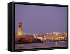 Al-Ayjah Lighthouse, Sour, Oman, Middle East-J P De Manne-Framed Stretched Canvas