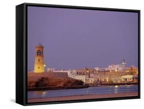 Al-Ayjah Lighthouse, Sour, Oman, Middle East-J P De Manne-Framed Stretched Canvas