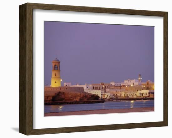 Al-Ayjah Lighthouse, Sour, Oman, Middle East-J P De Manne-Framed Photographic Print