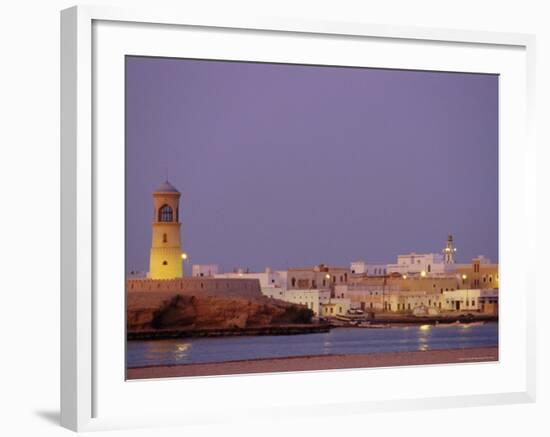 Al-Ayjah Lighthouse, Sour, Oman, Middle East-J P De Manne-Framed Photographic Print