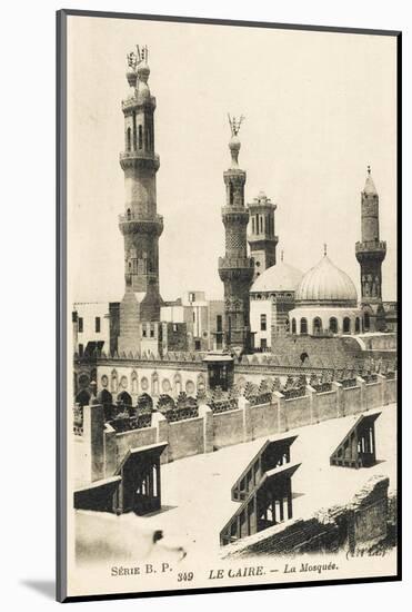 Al-Azhar University and Mosque, Cairo, Egypt-null-Mounted Photographic Print