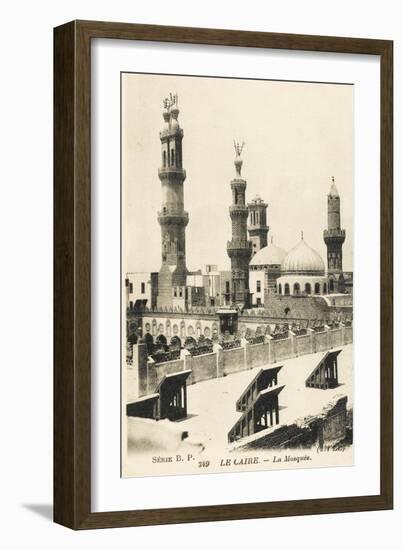 Al-Azhar University and Mosque, Cairo, Egypt-null-Framed Photographic Print