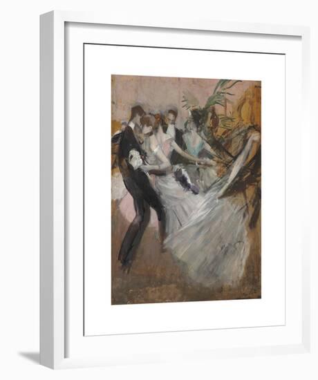 Al Ballo-Giovanni Boldini-Framed Premium Giclee Print