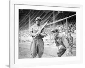 Al Bridwell & Jimmy Archer, Chicago Cubs, Baseball Photo-Lantern Press-Framed Art Print