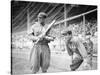 Al Bridwell & Jimmy Archer, Chicago Cubs, Baseball Photo-Lantern Press-Stretched Canvas