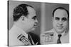 Al Capone, Prohibition Era Gangster Boss in 1931 Mug Shot Made by the Miami Police-null-Stretched Canvas