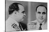 Al Capone, Prohibition Era Gangster Boss in 1931 Mug Shot Made by the Miami Police-null-Stretched Canvas