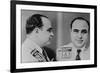 Al Capone, Prohibition Era Gangster Boss in 1931 Mug Shot Made by the Miami Police-null-Framed Art Print