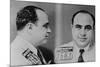 Al Capone, Prohibition Era Gangster Boss in 1931 Mug Shot Made by the Miami Police-null-Mounted Art Print