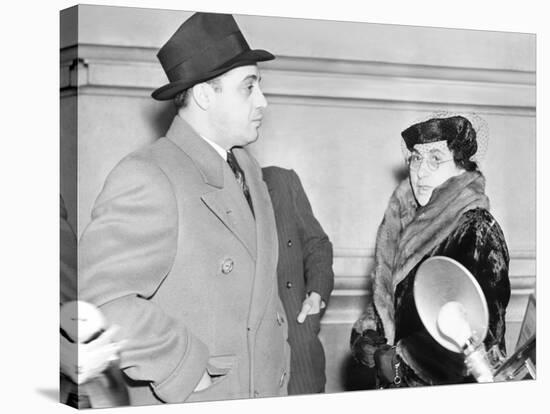 Al Capone's Mother Teresa, and Brother Ralph Photographed in Federal Prison at Terminal Island-null-Stretched Canvas