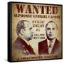 Al Capone Wanted-null-Framed Stretched Canvas