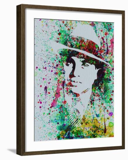 Al Capone Watercolor-Anna Malkin-Framed Art Print