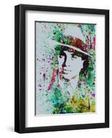 Al Capone Watercolor-Anna Malkin-Framed Art Print