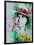 Al Capone Watercolor-Anna Malkin-Framed Art Print