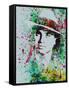 Al Capone Watercolor-Anna Malkin-Framed Stretched Canvas