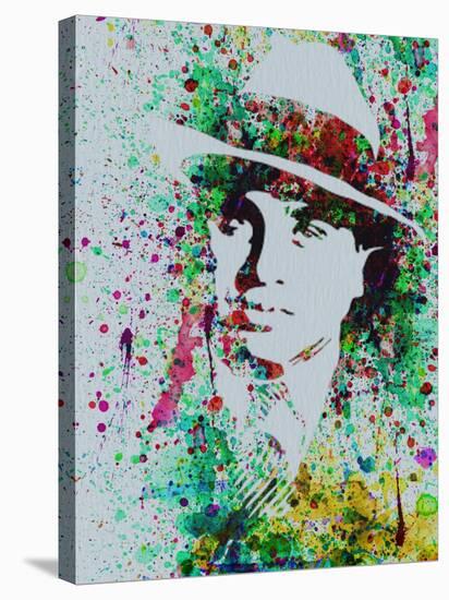 Al Capone Watercolor-Anna Malkin-Stretched Canvas