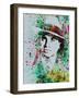 Al Capone Watercolor-Anna Malkin-Framed Art Print
