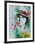 Al Capone Watercolor-Anna Malkin-Framed Art Print