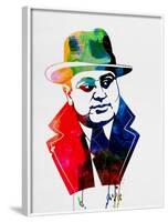 Al Capone Watercolor-Lora Feldman-Framed Art Print