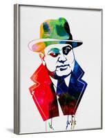 Al Capone Watercolor-Lora Feldman-Framed Art Print