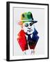 Al Capone Watercolor-Lora Feldman-Framed Art Print